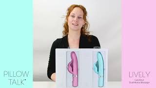 Famous Pillow Talk Lively Luxurious Dual-Motor Massager Profile