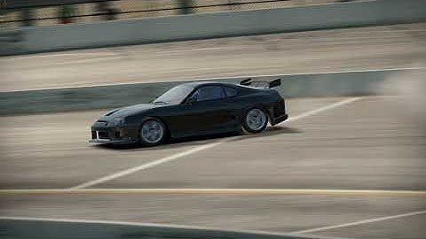 Drifting Supra - Irwindale Drift Course 2 - Need For Speed Shift 2 Unleashed