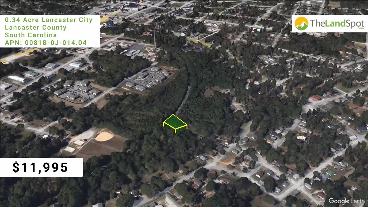 0.34 Acre Lancaster City, Lancaster County | Land for Sale in South Carolina