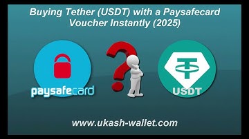 Buying Tether (USDT) with a Paysafecard Voucher – Step-by-Step Video Tutorial (2025)