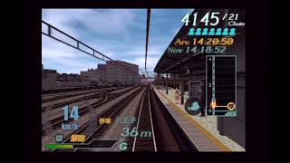 視点、高ぇ~~〔電車でGO! FINAL〕(中央線)特急スーパーあずさ9号 E351系 新宿⇒八王子