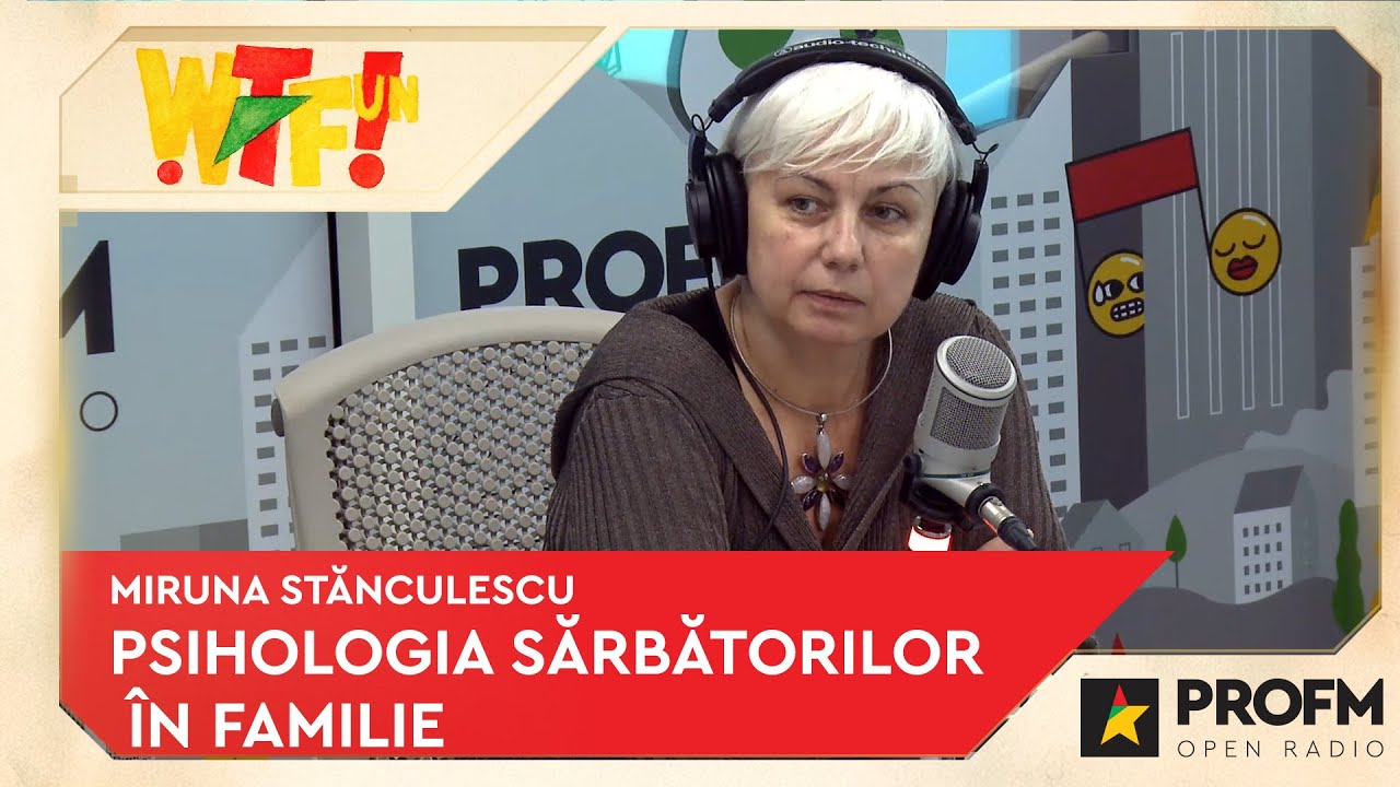 Sărbătorile - între bucurie, presiune și emoții nespuse.  Miruna Stănculescu, psiholog la WTFun