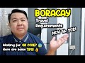 Boracay Travel Requirements as of Nov 16, 2021 + Tips for QR Code waiting! | JM BANQUICIO
