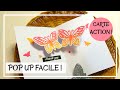 Tuto carte  papillons pop up  dies action  ultra facile et avec peu de matriel  scrapbooking