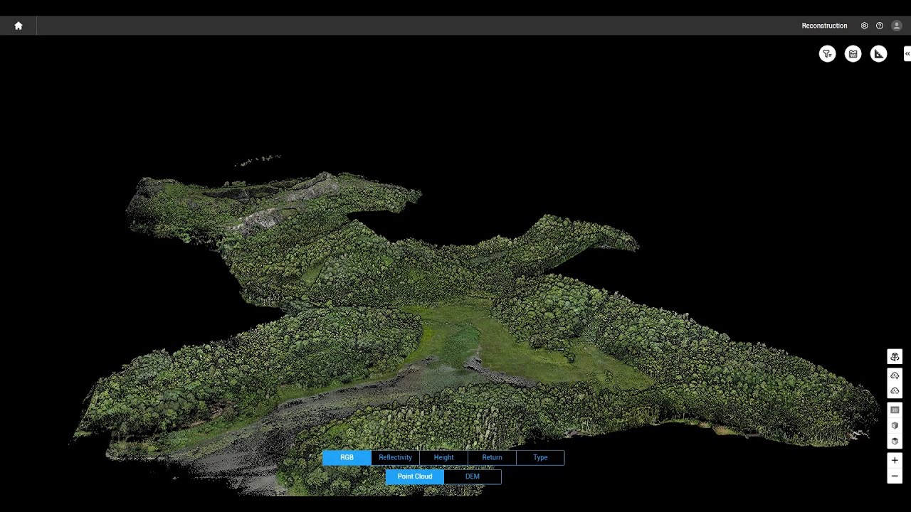 L2 LiDAR Terrain Point cloud, GNPC Drones - YouTube