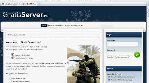 Free CSS and 1.6 Server
