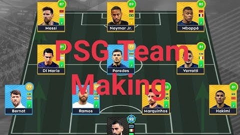 Today I am Making PSG Team In DLS 22 | Dream League Soccer 22 | Bt Lk Gamer