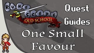 [OSRS] One Small Favour Quest Guide
