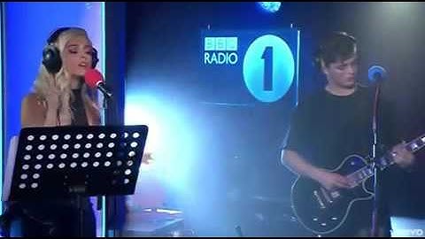 BBC RADIO 1 Martin and Bebe Rexha.