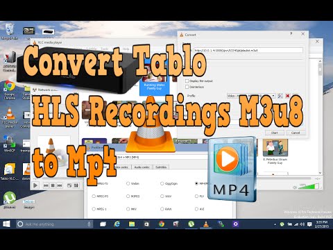 How to Convert Http live Streaming HLS Tablo Tuner DVR Recordings for offline Use
