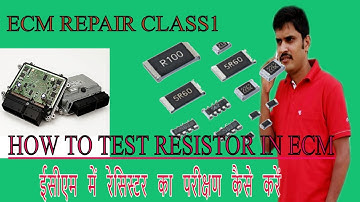 ECM REPAIR |A TO Z AUTOMOBILES|HOW TO TEST RESITOR IN ECM(2022)