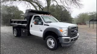 2016 FORD F550 2 AXLE DUMP TRUCK-U12467