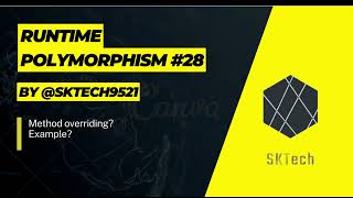 Famous runtime polymorphism | runtime polymorphism in java #28 Wealth