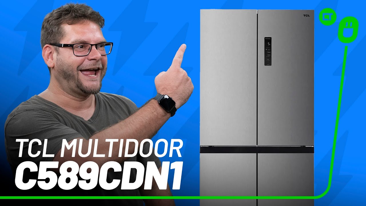 Geladeira TCL Multidoor C589CDN1 : A 4 portas de luxo para a sua cozinha!