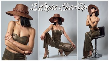 Best 2-Light Studio Lighting Setup for Stunning Portraits | Photography Tutorial