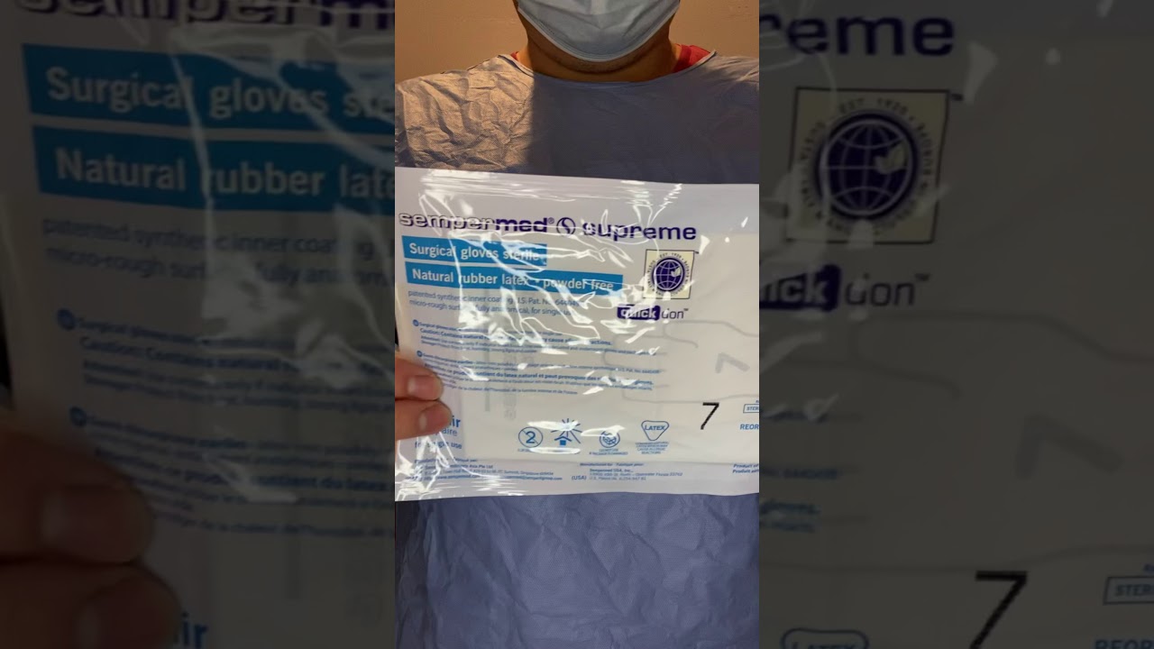 sempermed supreme surgical gloves gloving