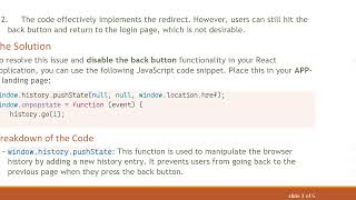 How to Disable the Back Button After Login in ReactJS