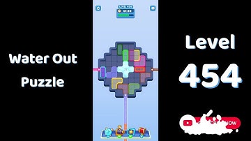 Water Out Puzzle Level 454 Walkthrough 💧 | Step-by-Step Solution | SolutionGuruji