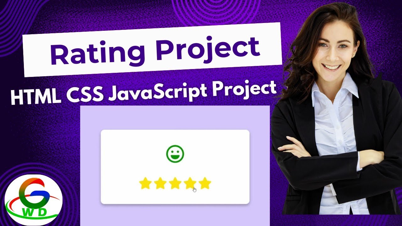HTML CSS JavaScript Project || Rating Project || Guri Web Developer || Practice Project 2024