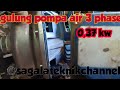 cara gulung dinamo pompa air ebara 3 phase