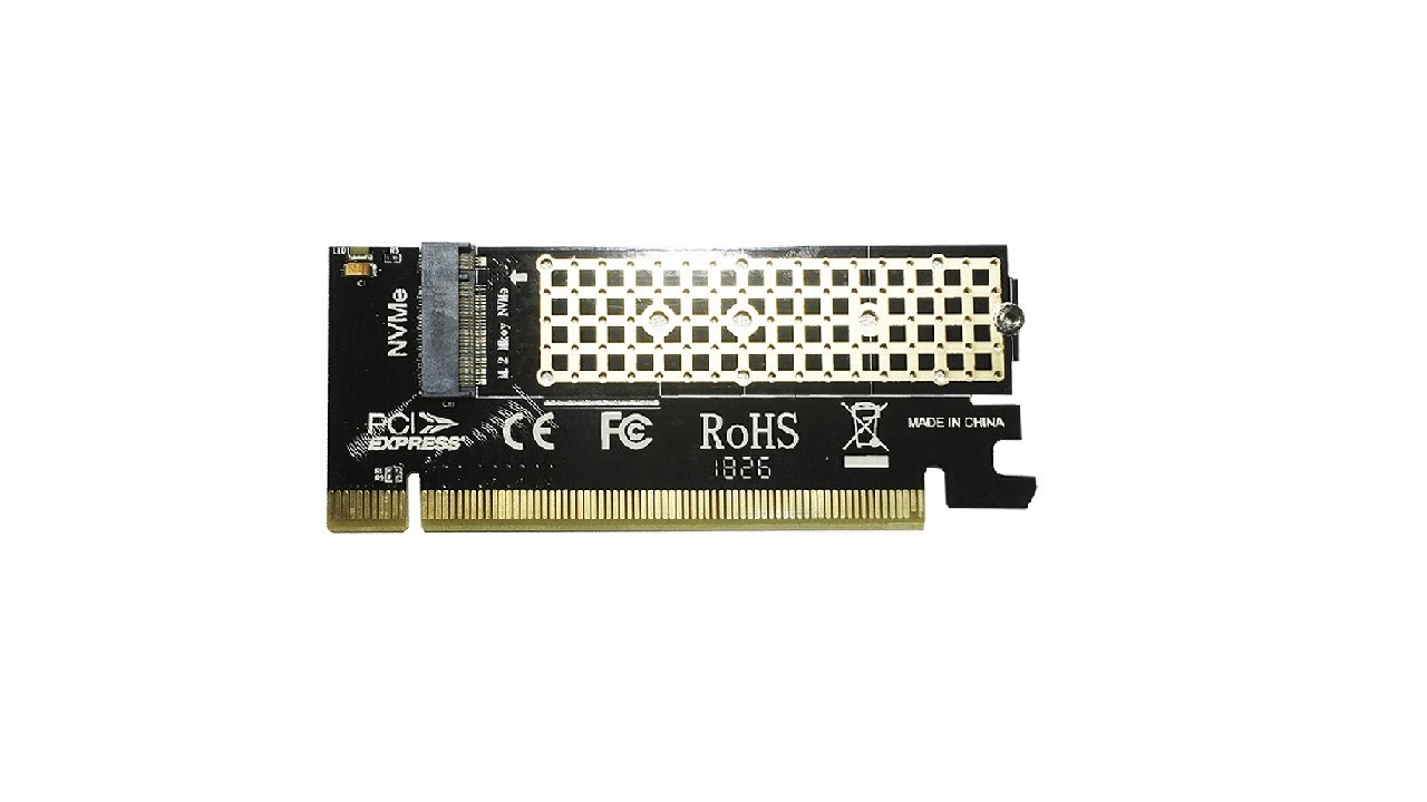 M.2 PCIE Adapter, NVMe M.2 to PCIe 4.0 X16 Adapter, 4 Bay SSD