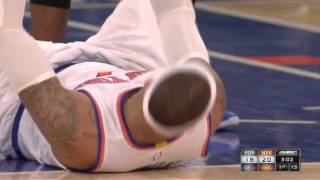 NBA 2015-16 Melo Misses Dunk Blazers@Knicks March 1, 2016
