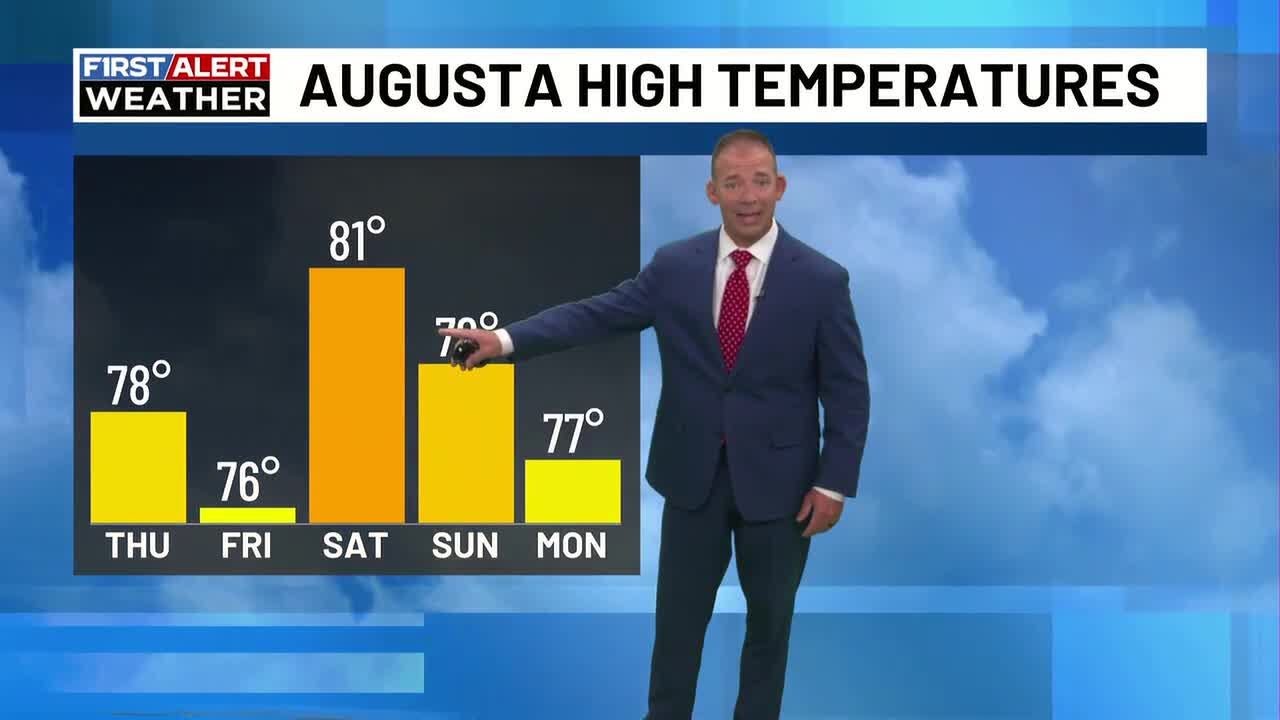 Sunny and Cooler By Friday, Chilly Lows in the 40s Coming - YouTube