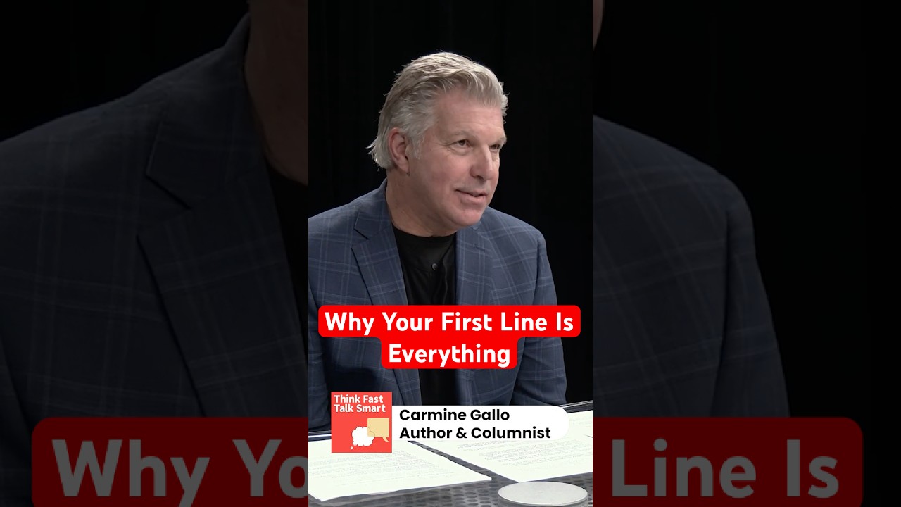 Why Your First Line is Everything