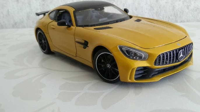 Voiture Miniature de Collection - WELLY 1/24 - MERCEDES-BENZ AMG GT-R -  2017 - Yellow - 24081Y - Cdiscount Jeux - Jouets