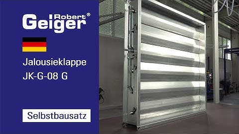 Jalousieklappe JK-G-08 G – Selbstbausatz