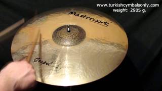 Masterwork Gospel Medium Ride 21  weight: 2905 g.