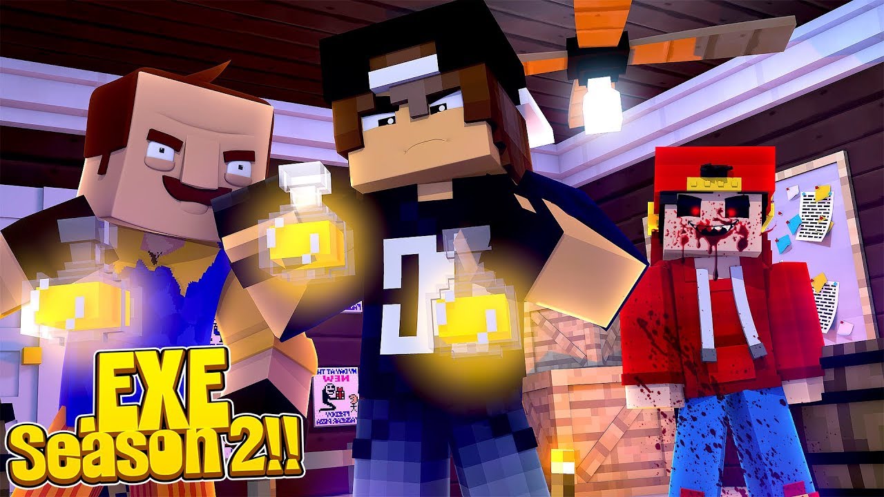 Minecraft .EXE 2.0 - JACK IS WORKING ON A .EXE CURE WITH HELLO NEIGHBOUR!!