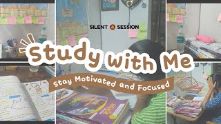 🔴 Live: Study With Me (Silent) 📚 1 Hours Pomodoro for UPSC/SSC Aspirants | Night Study Session 🖥️
