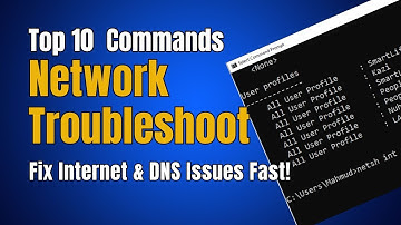 Top 10 Network Troubleshooting Commands in Windows | Fix Internet & DNS Issues Fast!