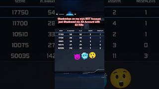 Shadowban on my Myn BO7 Account just Shadowed my Alt Account with 52 Kills