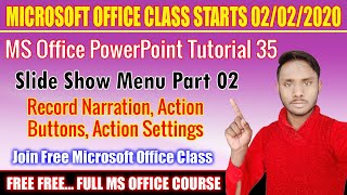 MS powerpoint tutorial 35 || slide show menu part 2 || in hindi || by dev bind || technical dev