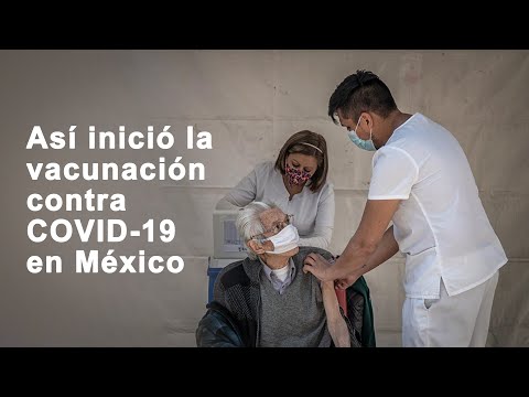 Así inició la vacunación contra COVID-19 en México