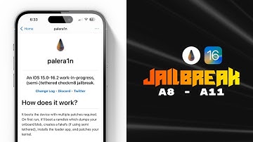 Jailbreak For iOS 16 / iOS 15 Released - palera1n checkm8 jailbreak A8 - A11