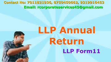 LLP Annual Return | LLP Form 11 in English