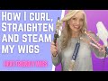 How I Curl, Straighten, and Steam My Heat Friendly Wigs, It's Your Hair, Own It!