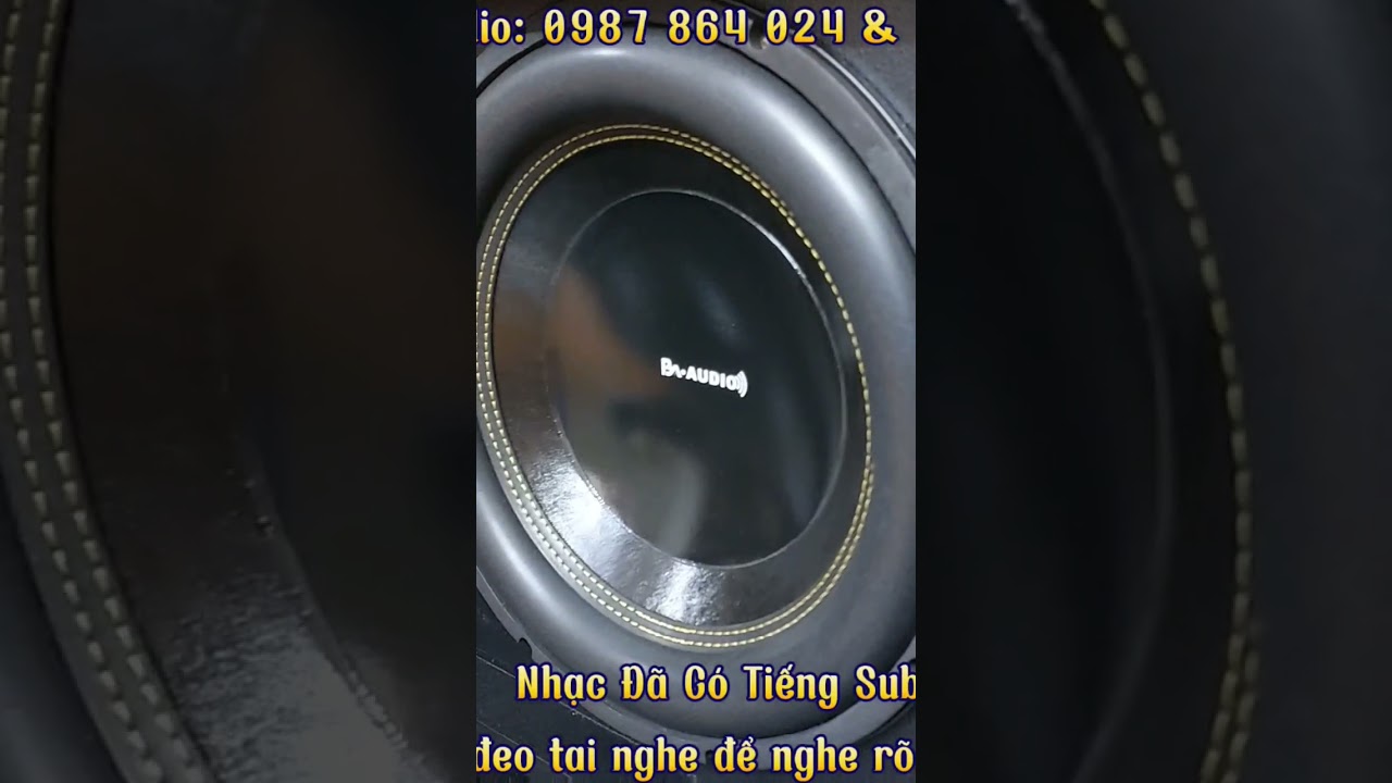 Sub điện bass 40 Gân Béo từ kép 220 Coil 100 chơi 2 cầu và mạch sub 10 sò công suất cao