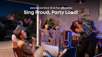 soundcore Rave 3S | The Most Powerful AI Party Speaker With Dual Wireless Mics