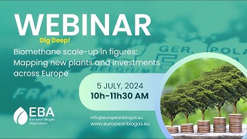 EBA Dig Deep Webinar Biomethane scale up in figures Mapping new plants and investments across Europe