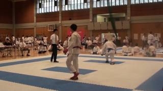 第65回東都六工大空手道選手権大会 団体組手 対工学院大 中堅河村