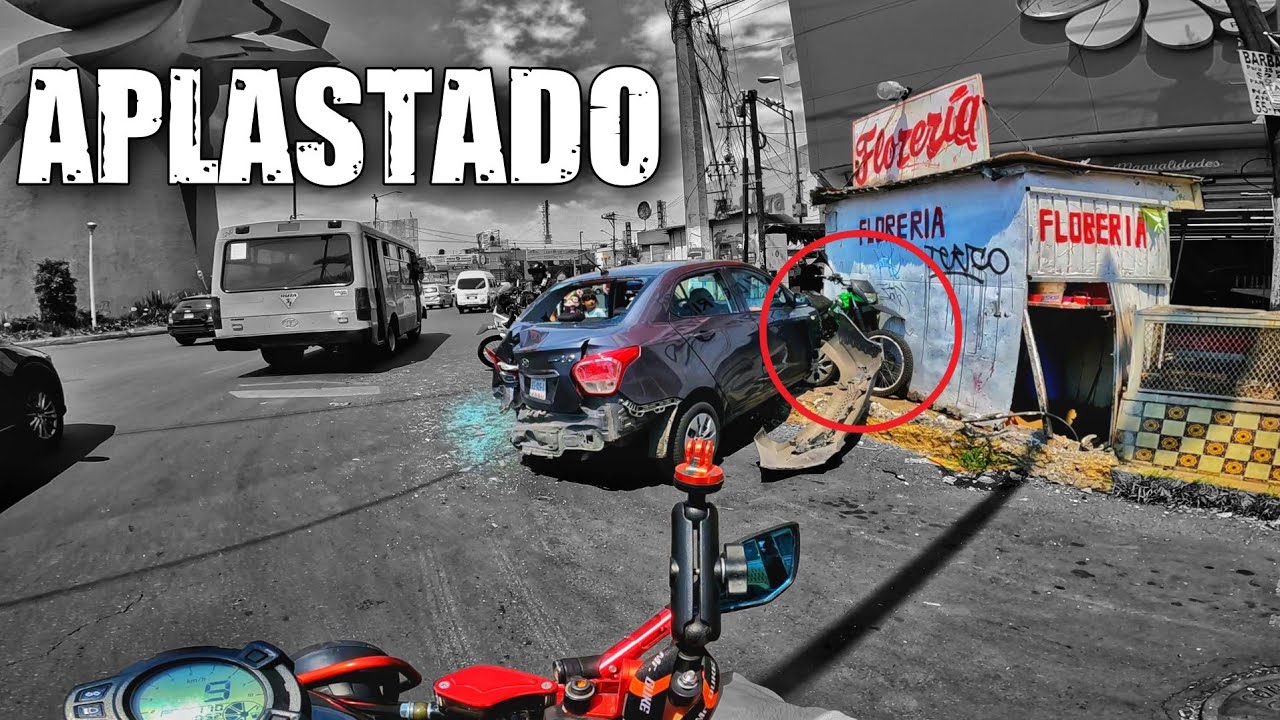 ESTE IMB3CIL OCASIONÓ UNA DESGRACIA 😡 // SANDWICH DE MOTO 😥