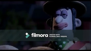 Timon and Pumbaa Interrupt Wallace and Gromit: The Curse of Were Rabbit 7