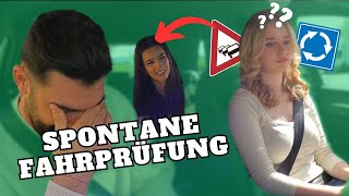 SPONTANE FAHRPRÜFUNG! PRANK AN FAHRSCHÜLERIN