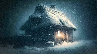 The sound Of a Blizzard and Fierce Wind On The Roof | Winter Storm Strong Winds and Blowing Snow