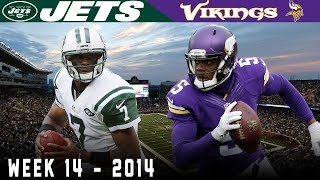 Teddy Bridgewater Clutch on a Cold Day! (Jets vs. Vikings, 2014)