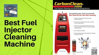 how to clean fuel Injector / on car fuel injector cleaning machine